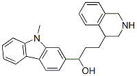 1-(9-methylcarbazol-2-yl)-3-(1,2,3,4-tetrahydroisoquinolin-4-yl)propan-1-ol Structure