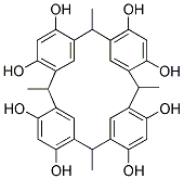 テトラメチルカリックス〔4〕レソルシノールアレーン 化学構造式