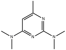 2,4-bis(dimethylamino)-6-methylpyrimidine Structure