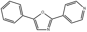 5-PHENYL-2-(4-PYRIDYL)OXAZOLE  99 Structure