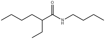 N-ブチル-2-エチルヘキサンアミド 化学構造式