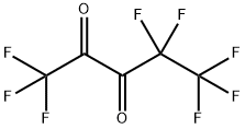 オクタフルオロペンタン-2,3-ジオン 化学構造式