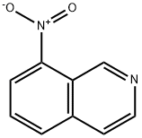 Isoquinoline, 8-nitro- (7CI,8CI,9CI)|8-硝基异喹啉