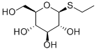 エチル 1-チオ-Β-D-グルコピラノシド 化学構造式