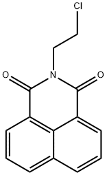 N-(2-CHLOROETHYL)-1,8-NAPHTHALIMIDE 化学構造式