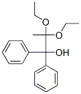 2,2-ジエトキシ-1,1-ジフェニル-1-プロパノール 化学構造式