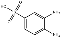 3,4-二氨基苯磺酸, 7474-78-4, 结构式