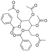 1,2,3,4,5,6-Hexanehexol 1,3,4,6-tetraacetate 2,5-dibenzoate 结构式