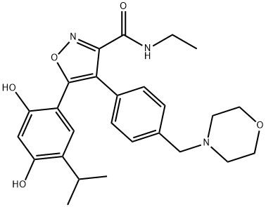 AUY922 (NVP-AUY922) 化学構造式