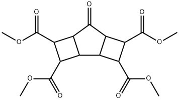 6-オキソトリシクロ[5.2.0.02,5]ノナン-3,4,8,9-テトラカルボン酸テトラメチル 化学構造式