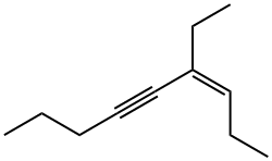 (Z)-4-Ethyl-3-nonen-5-yne Struktur