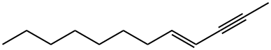 (E)-4-ドデセン-2-イン 化学構造式