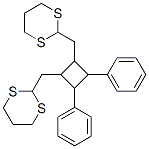 2,2'-[(3,4-Diphenyl-1,2-cyclobutanediyl)bis(methylene)]bis(1,3-dithiane) Struktur