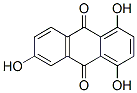 1,4,6-trihydroxyanthraquinone Structure
