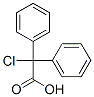 chlorodiphenylacetic acid Structure