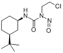 cis-1-(3-tert-Butylcyclohexyl)-3-(2-chloroethyl)-3-nitrosourea Struktur