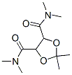 N,N,N',N',2,2-Hexamethyl-1,3-dioxolane-4,5-dicarboxamide Struktur
