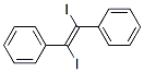 1,1'-(1,2-Diiodo-1,2-ethenediyl)bisbenzene Struktur