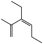 (Z)-3-Ethyl-2-methyl-1,3-hexadiene Structure