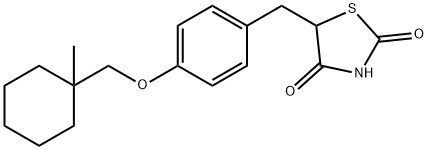 シグリタゾン 化学構造式