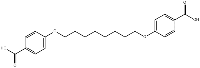 4,4'-Octanediyldioxydibenzoic acid Structure