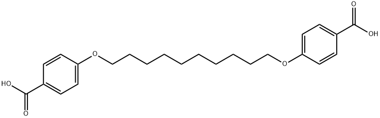 1,10-二(4-苯甲酸氧基)癸烷,74774-61-1,结构式