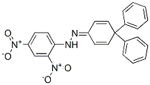 4,4-Diphenyl-2,5-cyclohexadien-1-one 2,4-dinitrophenyl hydrazone 结构式