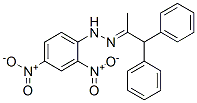 N-(1,1-diphenylpropan-2-ylideneamino)-2,4-dinitro-aniline Structure