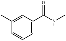N-メチル-3-メチルベンズアミド 化学構造式