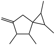 1,2,4,5-Tetramethyl-6-methylenespiro[2.4]heptane Struktur