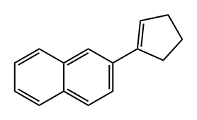 2-(1-Cyclopentenyl)naphthalene Struktur