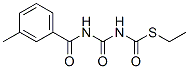 (3-Methylbenzoylaminocarbonyl)thiocarbamic acid S-ethyl ester Struktur