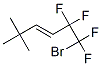 1-Bromo-1,1,2,2-tetrafluoro-5,5-dimethyl-3-hexene Structure