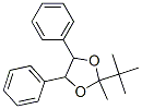 2-tert-Butyl-2-methyl-4,5-diphenyl-1,3-dioxolane Struktur