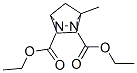 1-Methyl-2,3-diazabicyclo[2.2.1]heptane-2,3-dicarboxylic acid diethyl ester Struktur