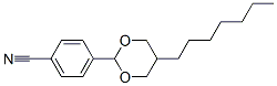 4-(5-heptyl-1,3-dioxan-2-yl)benzonitrile Structure
