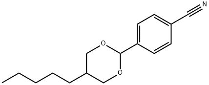 4-5-(戊基-1,3-二氧环已烷-2-基)苄腈 结构式