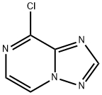 8-クロロ[1,2,4]トリアゾロ[1,5-A]ピラジン 化学構造式
