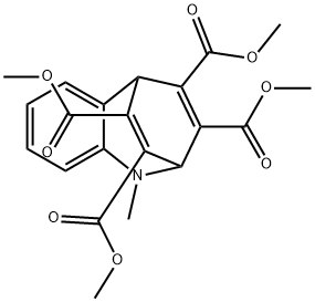 2,5-Dihydro-1-methyl-2,5-etheno-1H-1-benzazepine-3,4,10,11-tetracarboxylic acid tetramethyl ester Structure