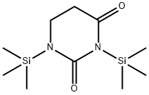 5,6-Dihydro-1,3-bis(trimethylsilyl)-2,4(1H,3H)-pyrimidinedione Structure