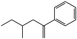 (3-Methyl-1-methylenepentyl)benzene Structure