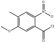 5-Methoxy-4-methyl-2-nitrobenzoyl chloride Structure