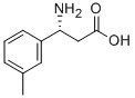 (R)-3-氨基-3-(3-甲基苯基)-丙酸,748128-33-8,结构式