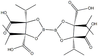 BIS(DIISOPROPYL-D-TARTRATEGLYCOLATO)DIBORON Struktur