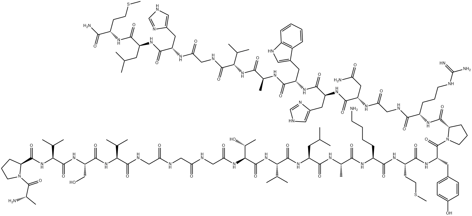 GASTRIN RELEASING PEPTIDE, PORCINE Structure