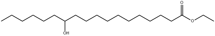 12-HYDROXYSTEARIC ACID ETHYL ESTER Structure