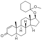 美沙勃龙, 7483-09-2, 结构式