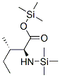N-(Trimethylsilyl)-L-isoleucine trimethylsilyl ester Struktur