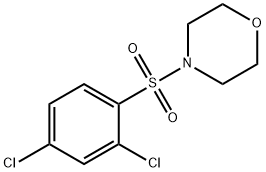 4-(2,4-DICHLOROPHENYLSULFONYL)MORPHOLINE, 74832-72-7, 结构式