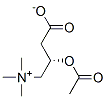 (3S)-3-acetyloxy-4-trimethylammonio-butanoate Struktur